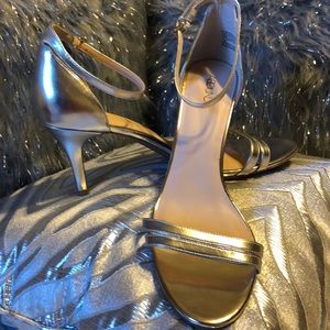 Gold Ankle Strap Sandals